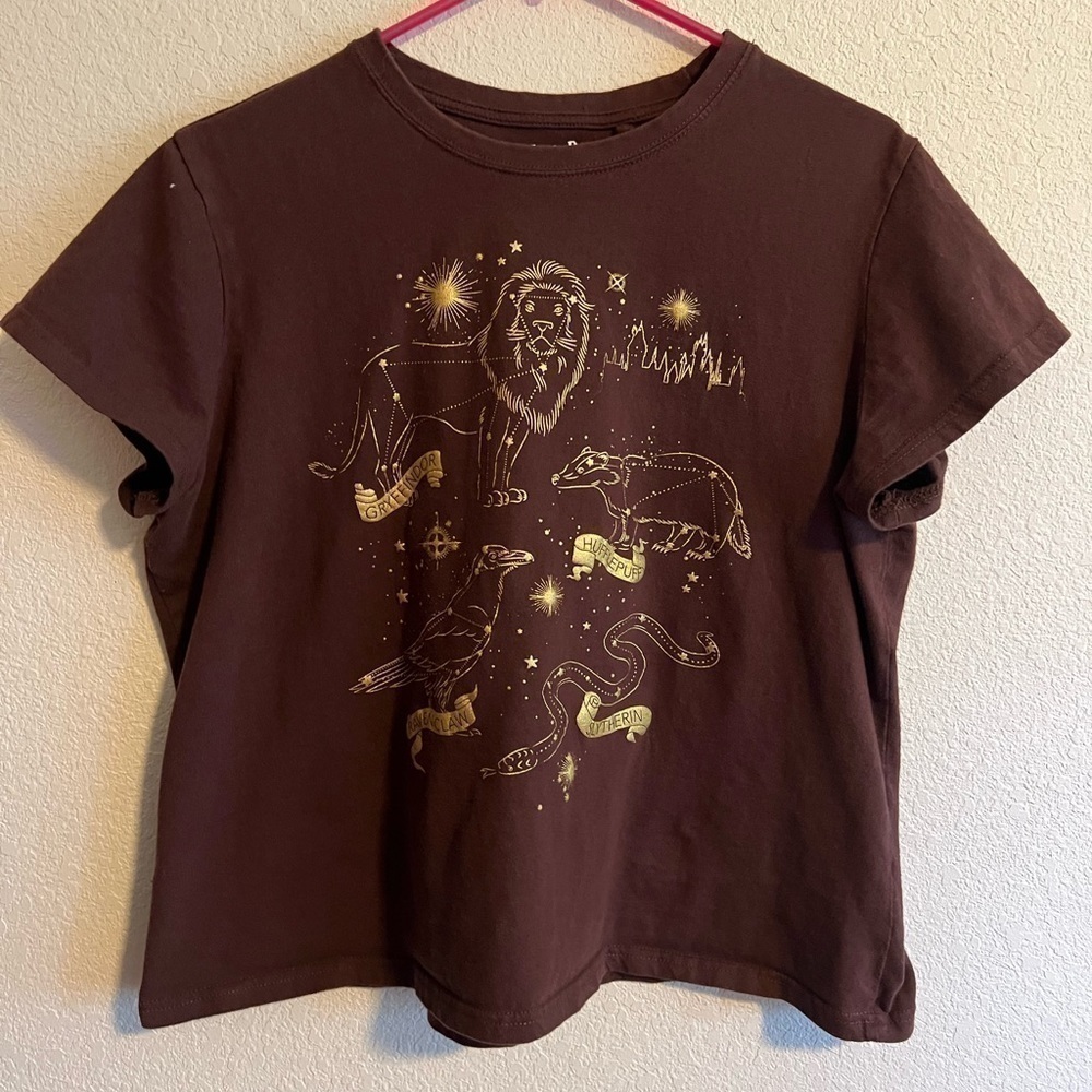 MAROON and Gold Harry Potter Shirt XXL